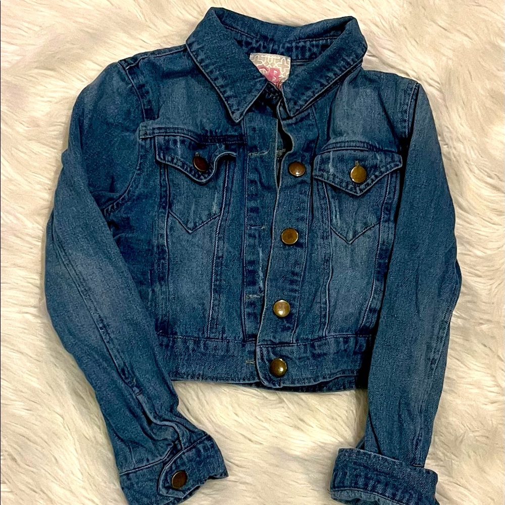 GB Girls Denim Jacket; Size Medium